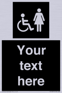 Custom information: black panel disabled and female